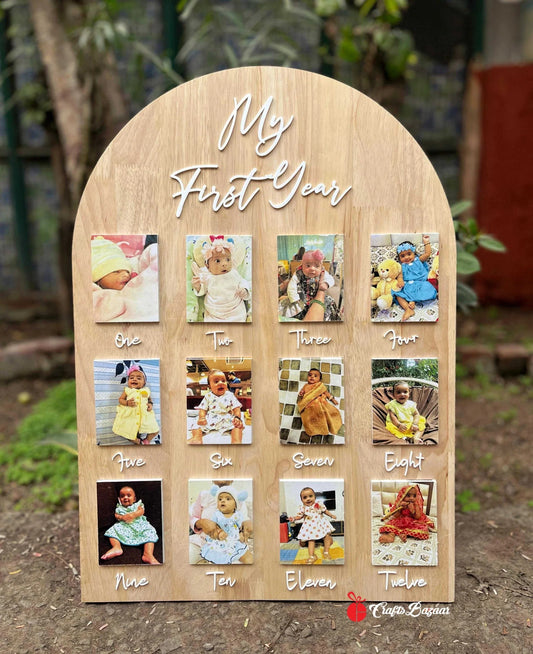 Baby's First Year Memory Arch